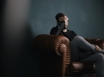 Man Sitting on the Couch